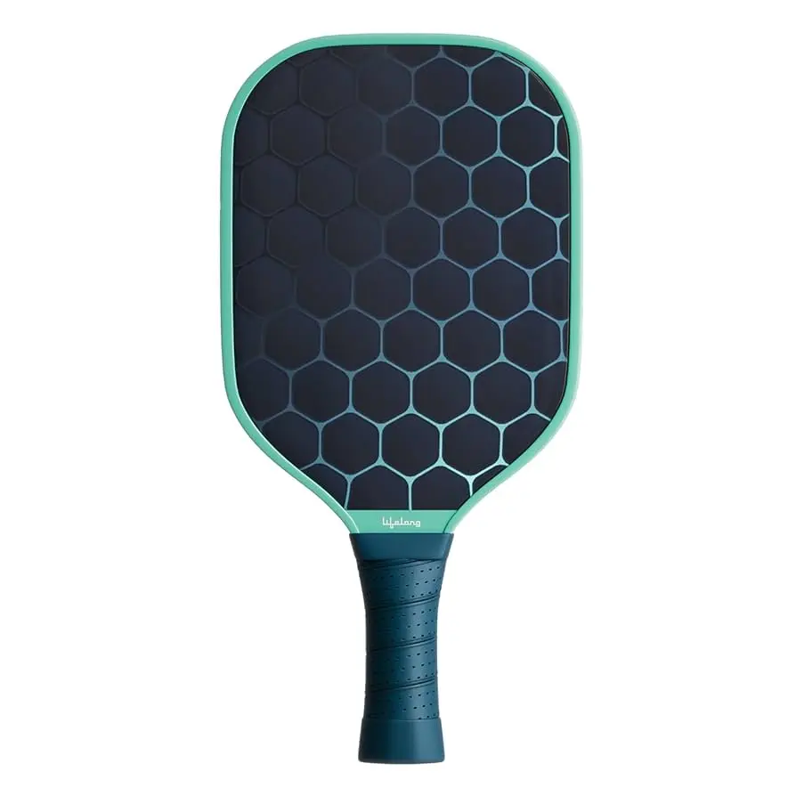 Pickleball Paddle - Blue/Black Rectangular