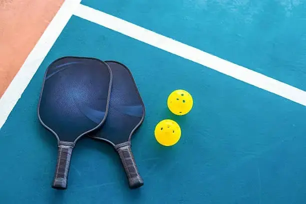 Pickleball Paddle - Black Rounded